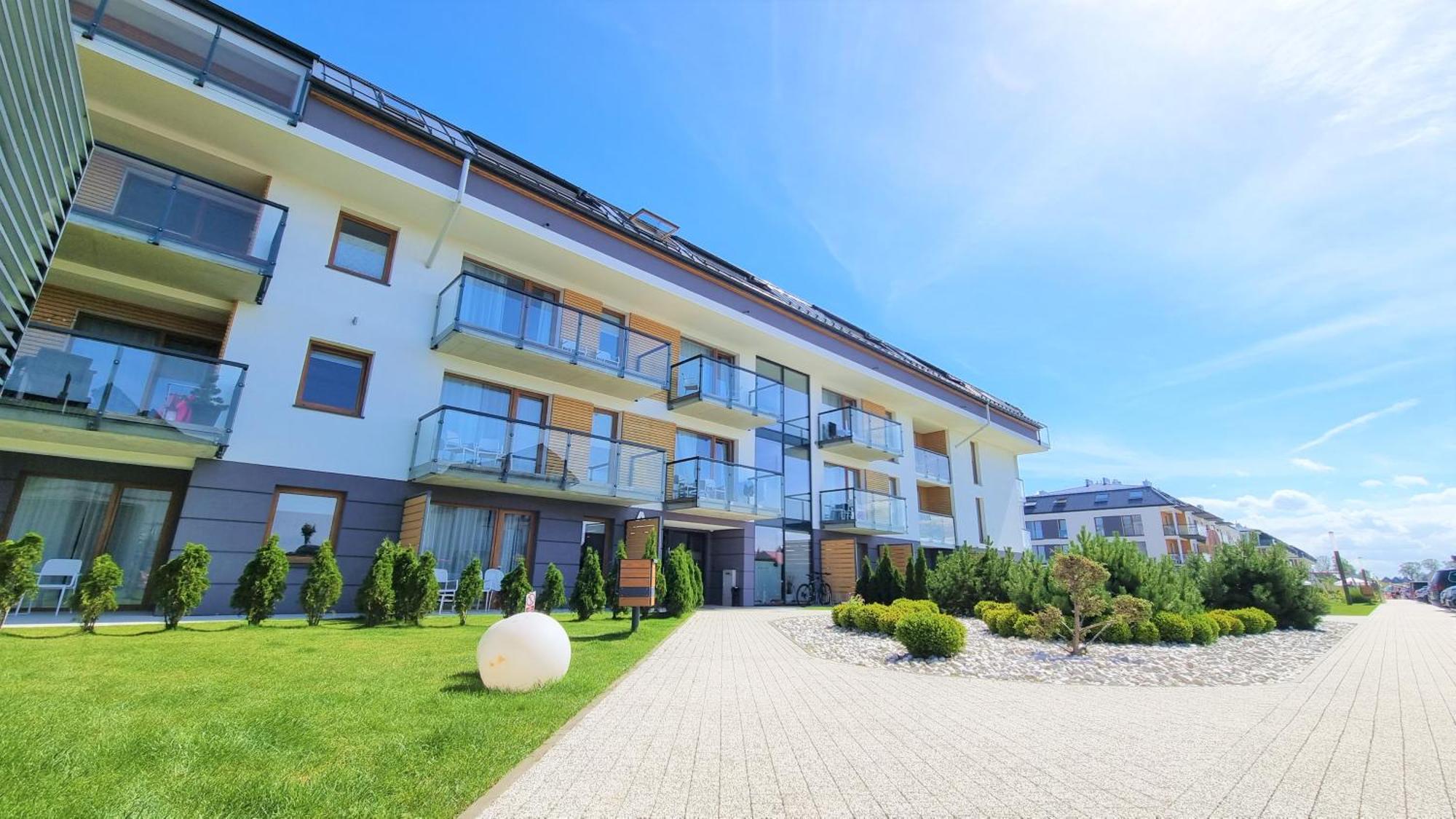 Apartament "Blu10" Z Basenem Sarbinowo Eksteriør billede